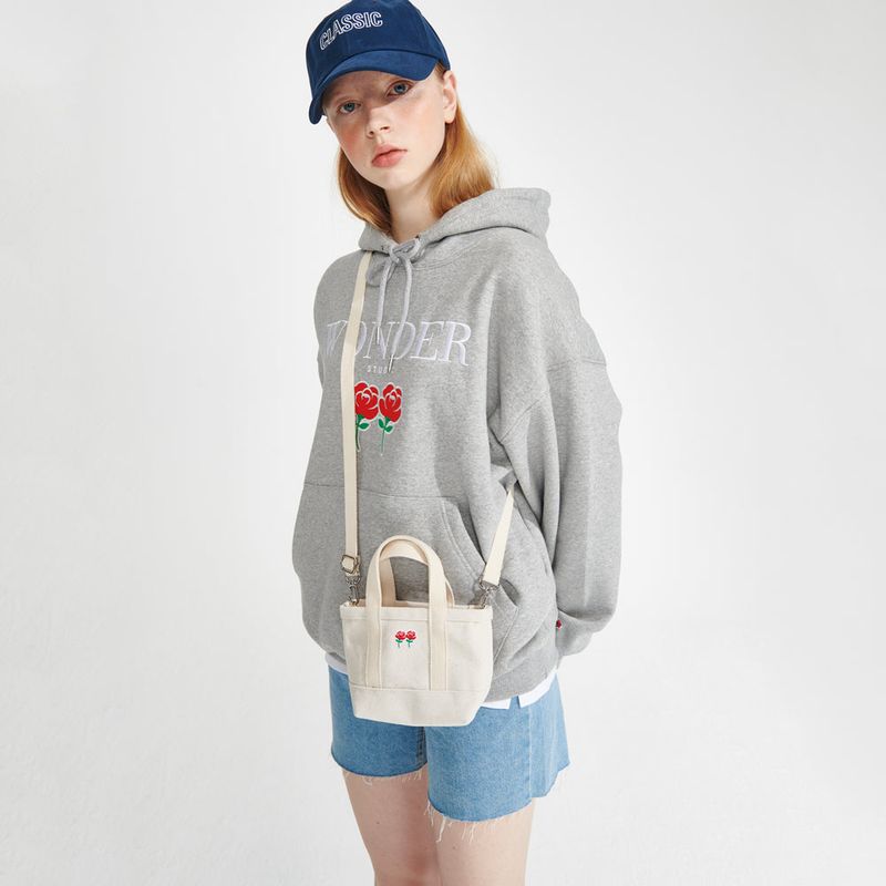 Logo mini cross bag [Ivory]