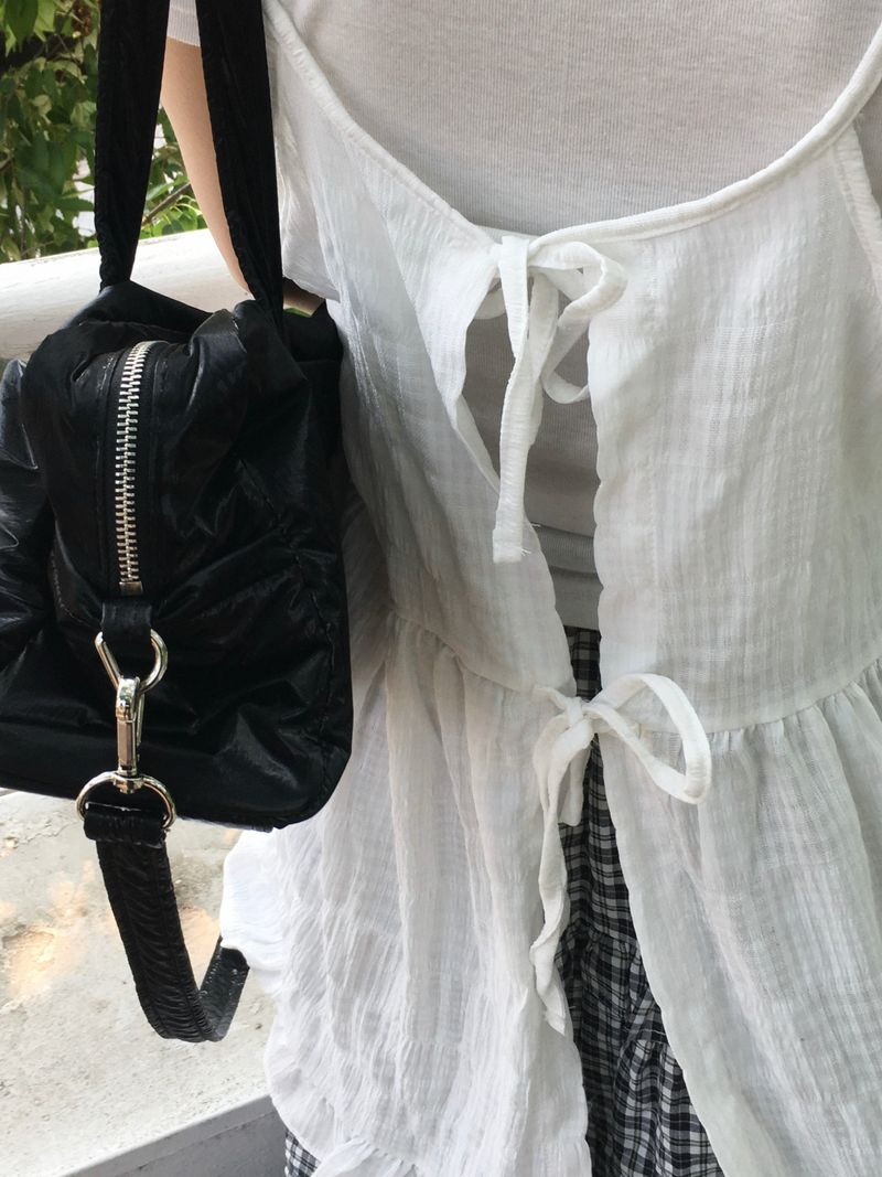 Mellow Back Ribbon Onepiece (2c)  