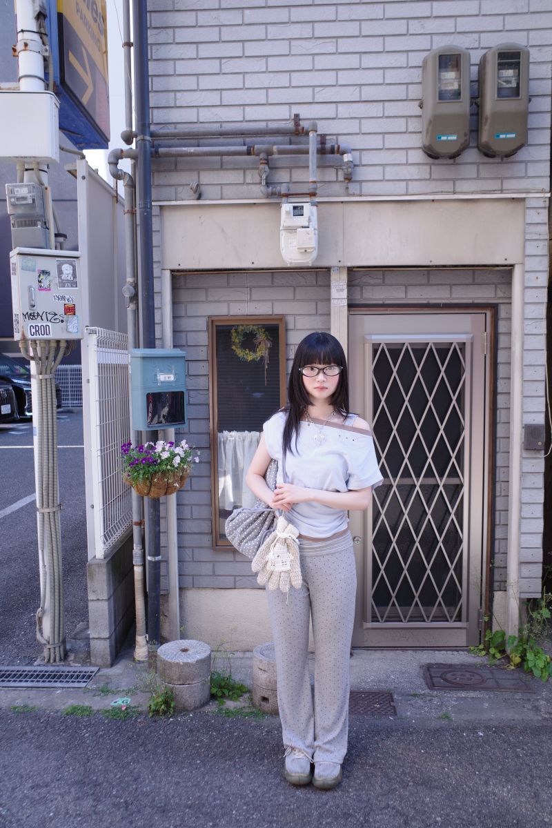 ムーイングフォールドドットパンツ