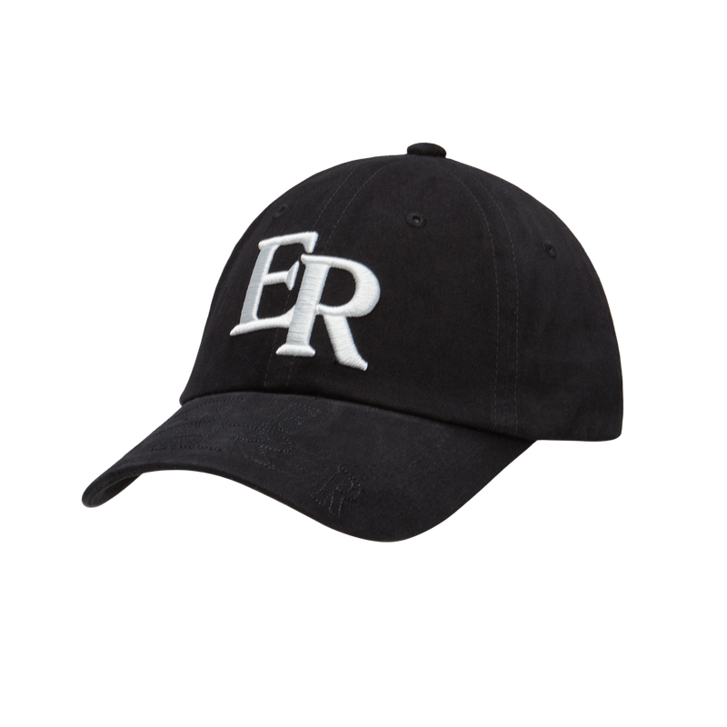 EEERRR visor stitch point Ball cap (Black)