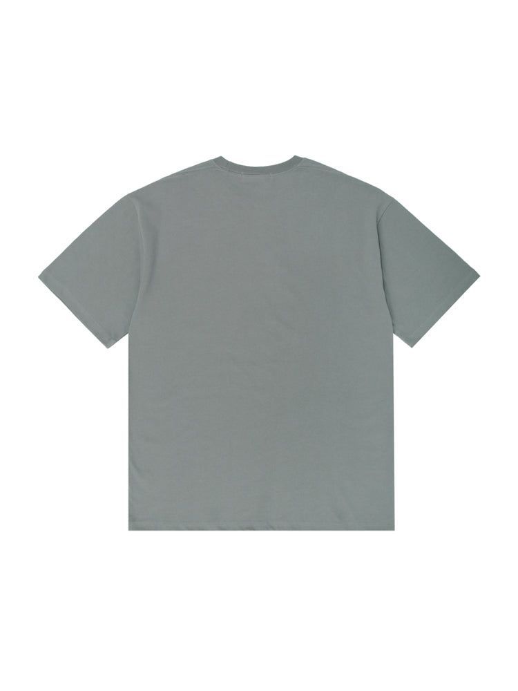 T1012 M FLOWER T-SHIRT_CHARCOAL