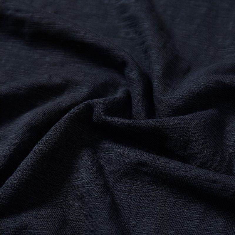 Crease half T-shirts / Navy