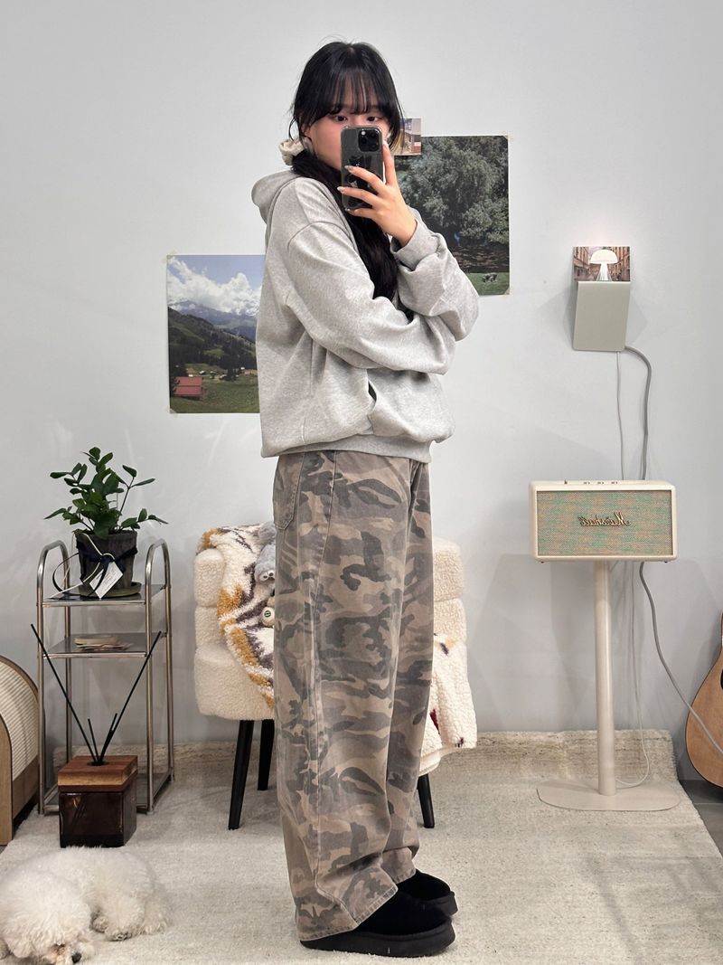 CAMO MEGA COTTON PANTS
