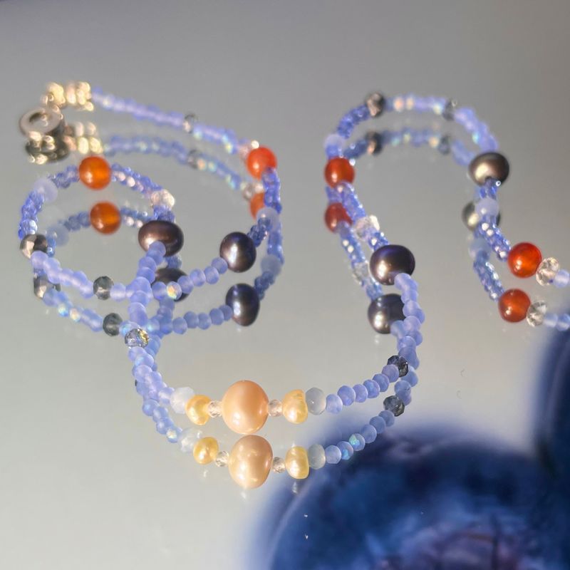 Kichikichiyaya(キチキチヤヤ)の「Kichikichiyaya Blueberry Necklace(Accessories)」