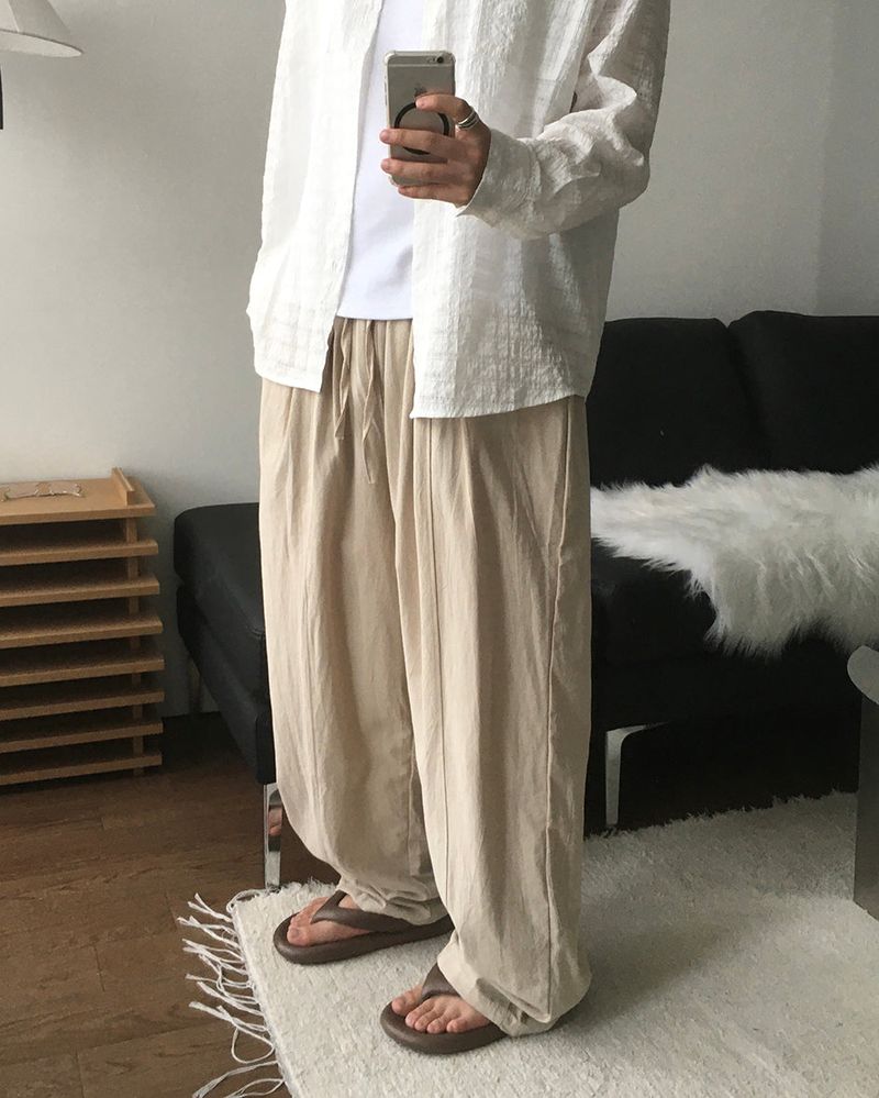 Flo Linen Wide Pants