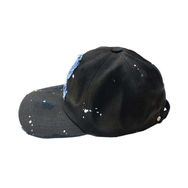 sun bleach denim logo ball cap (denim)