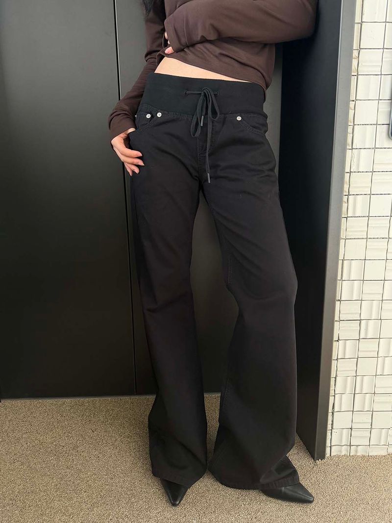 MUZESEOUL（ミューズソウル）の「Banding waist flare pants(2color)（Pants）」