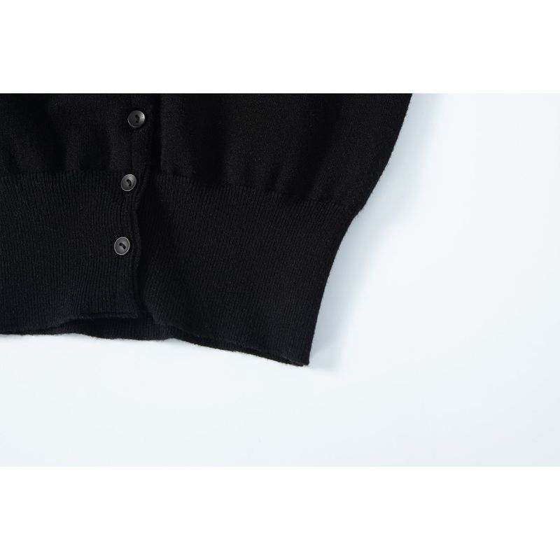 CUPCAKE CARDIGAN-BLACK