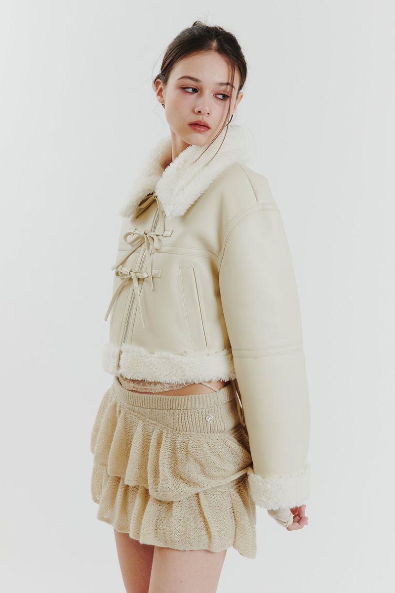 LUCY MUSTANG JACKET cream