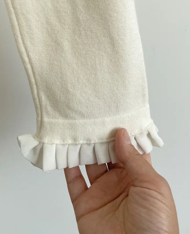 Coten Pearl Frill Knit Cardigan