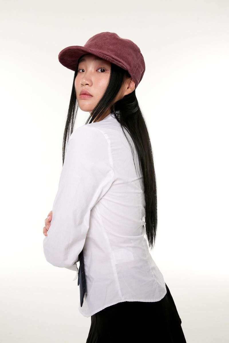 KEPI CORDUROY HAT / DRY ROSE