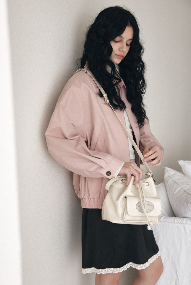 Luna Bucket Bag Ivory