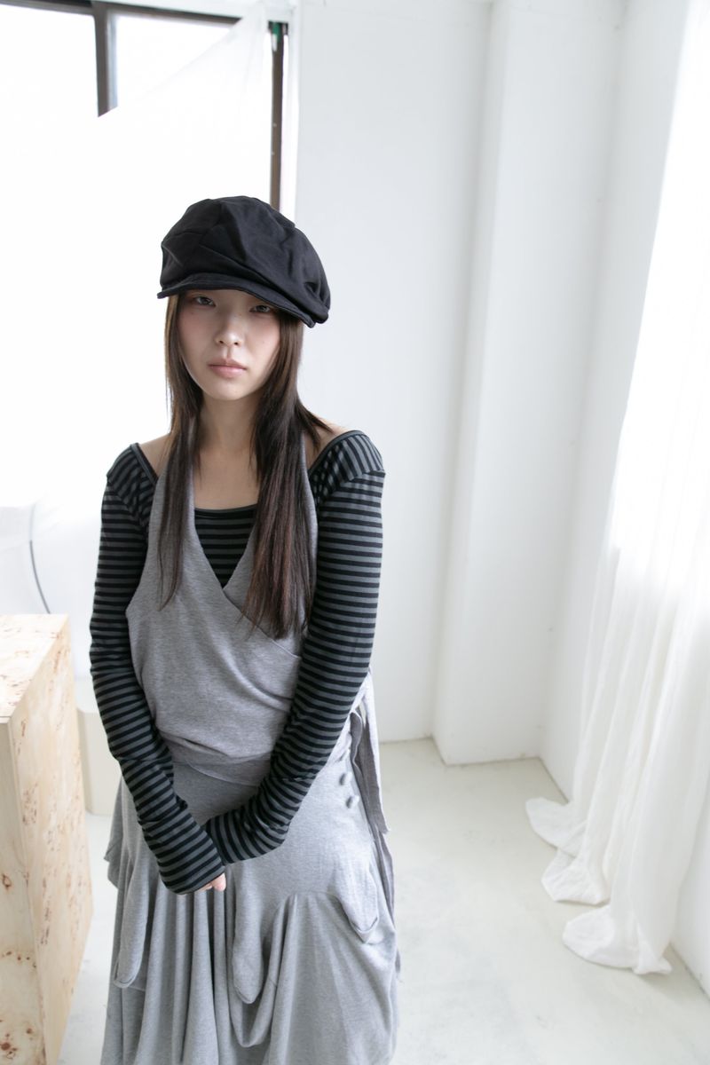 unbal newsboy cap(2colors)