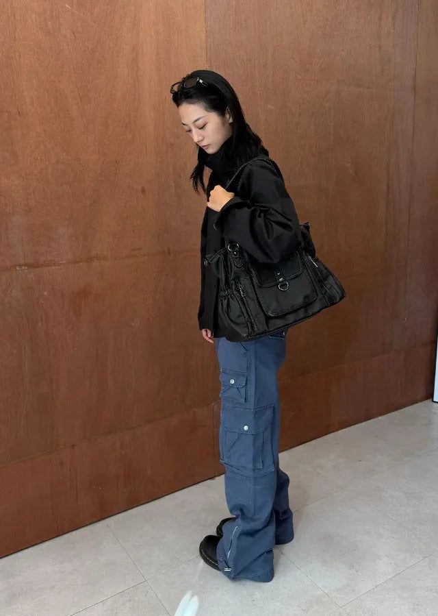 PIGMENT ZIPPER CARGO PANTS