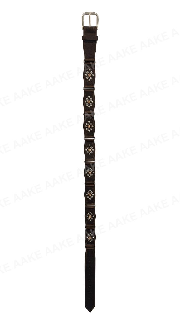VINTAGE FLORAL STUD BELT