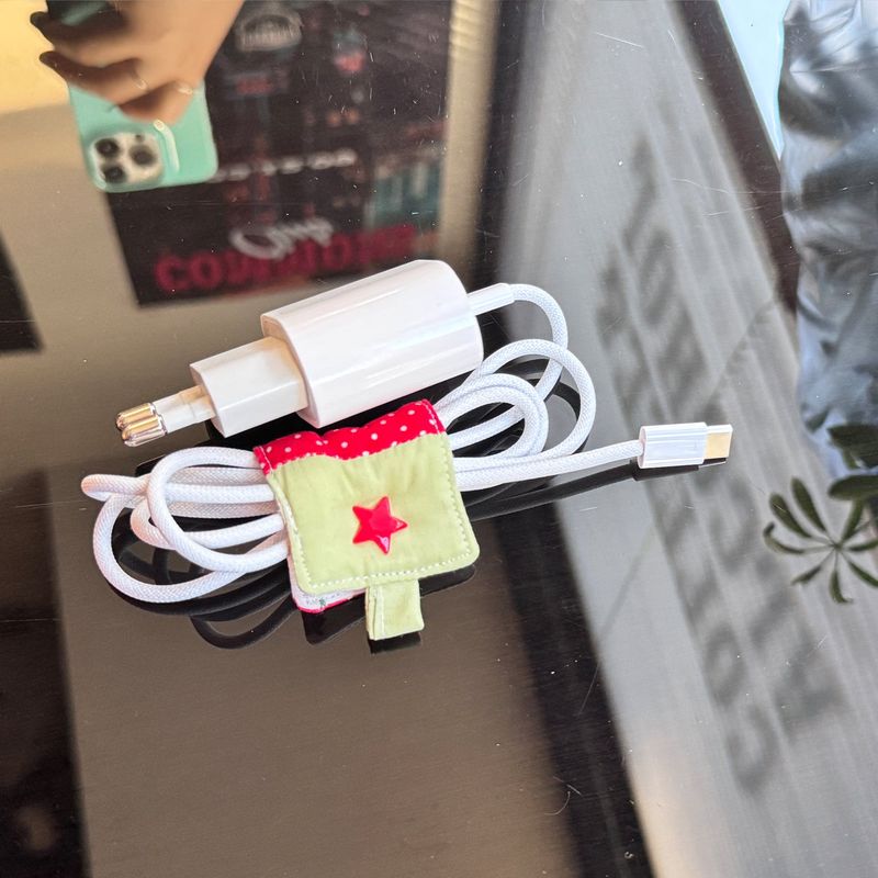 I like strawberries! Earphone holder