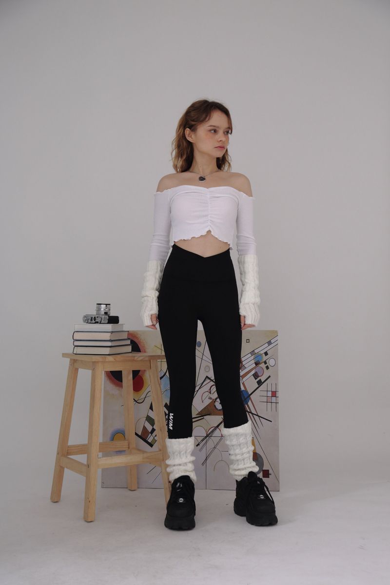 WIM(ダブリューアイエム)の「DOUBLELAP LEGGINGS- black(Pants)」