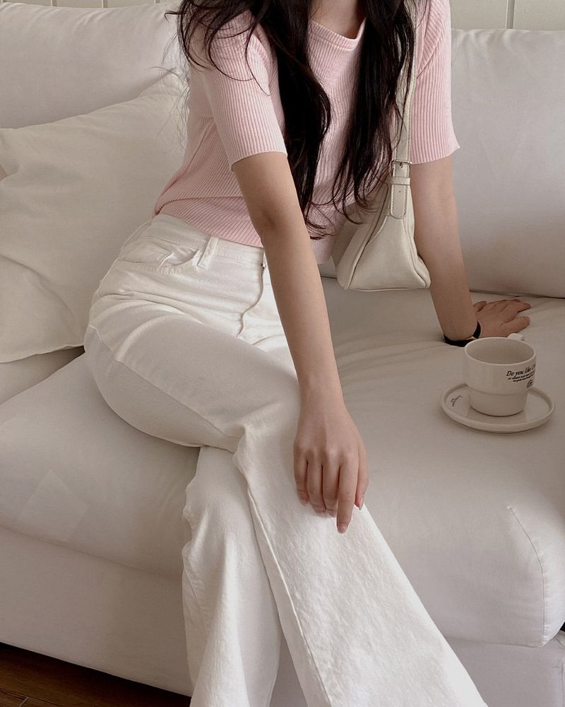 Hedden bootcut cotton pants