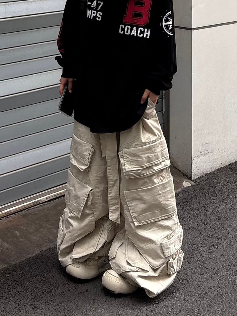 module velcro multi cargo pants