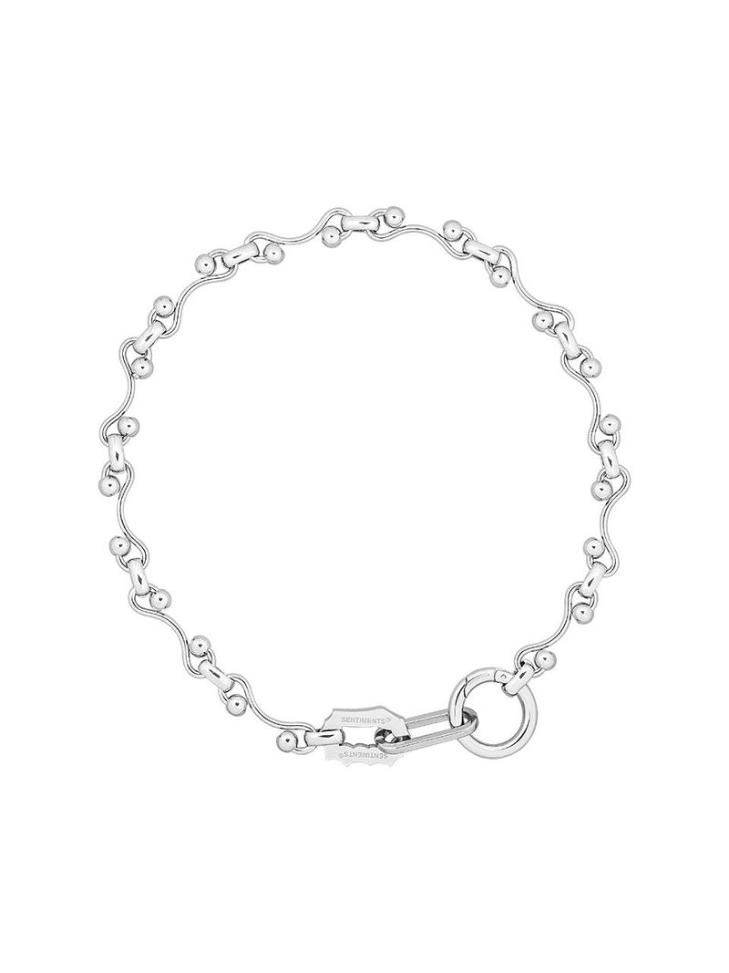 SENTIMENTS（サンティマン）の「NO.597 [SILVER] WAVE TWO HOLD BALL NECKLACE（Accessories）」