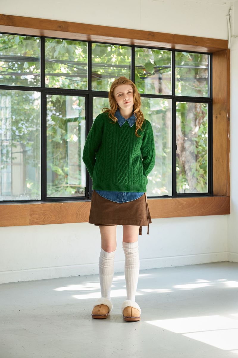 JUICY ROUND KNIT / GREEN