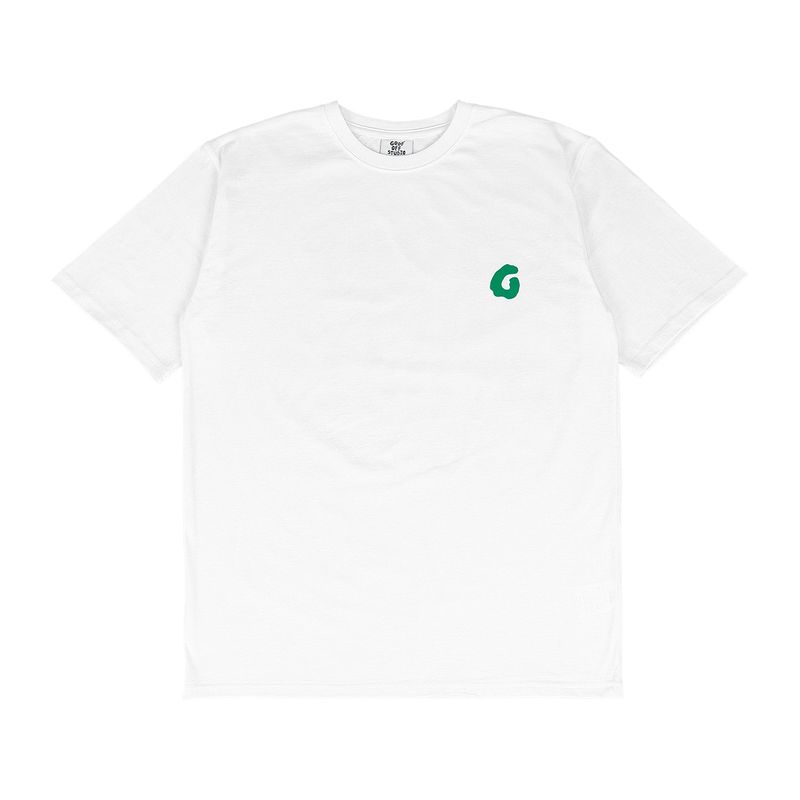 GOOFOFF MAIN LOGO TEE - ( White - Green )