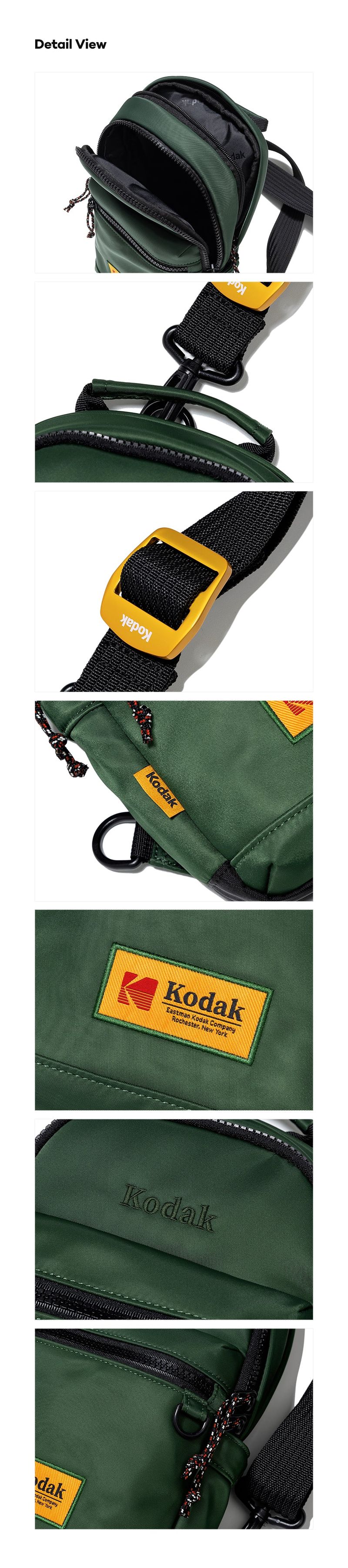 ESSENTIAL MEDIUM SLING BAG【GREEN】
