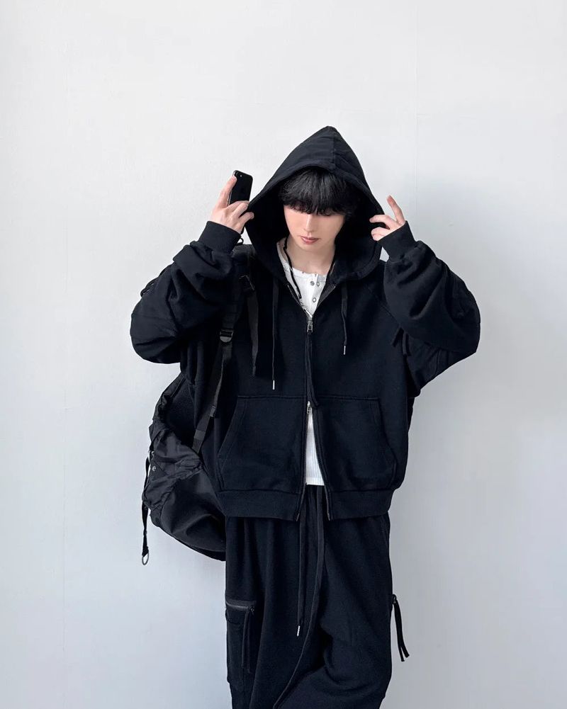Lexia Crop Hood Zip-Up