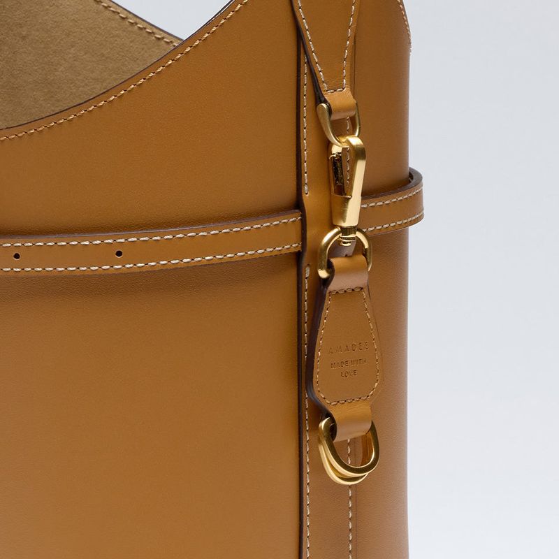 JANE FULL GRAIN Tan & Straplink