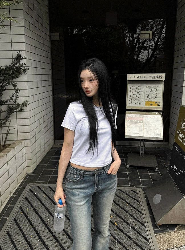 26SS★ TOKYO Crop Basic Tee