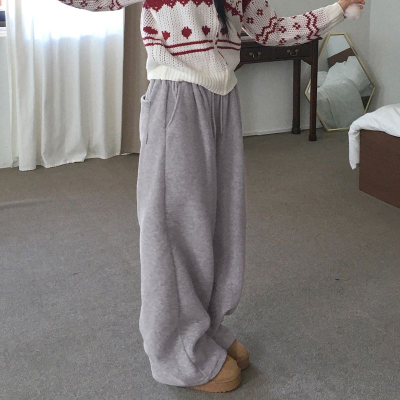 WONDER WONDER(ワンダーワンダー)の「Meerop One Tuck Fleece Two-Way Wide Pants(Pants)」