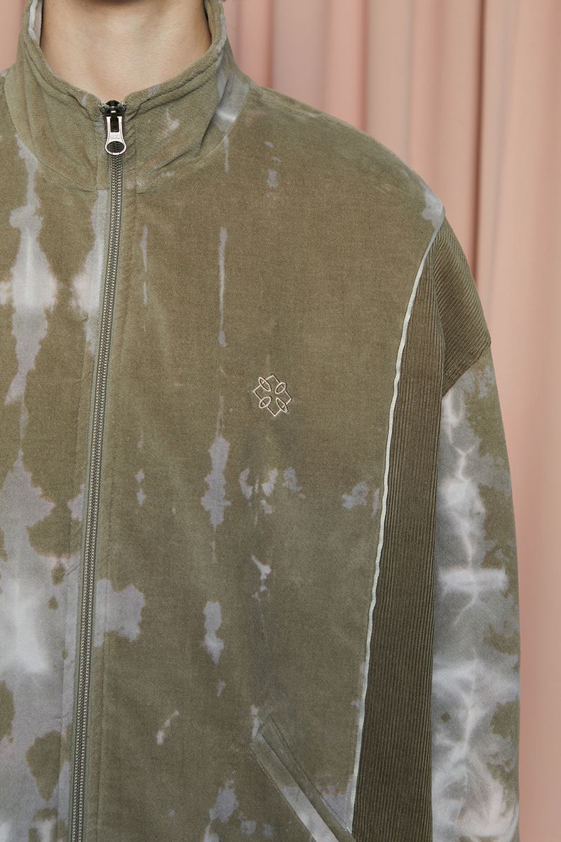 VELOUR CORDUROY BLOUSON / KHAKI