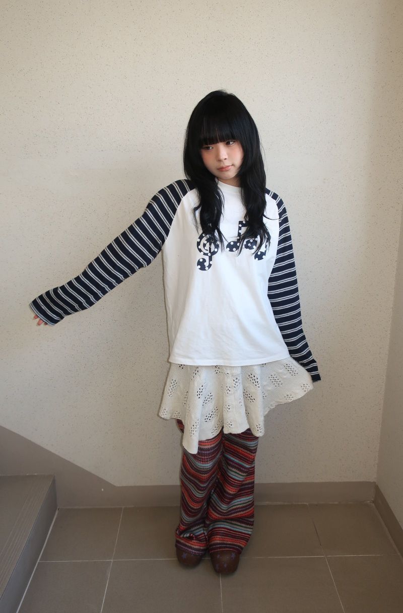 メロディラグランTシャツ