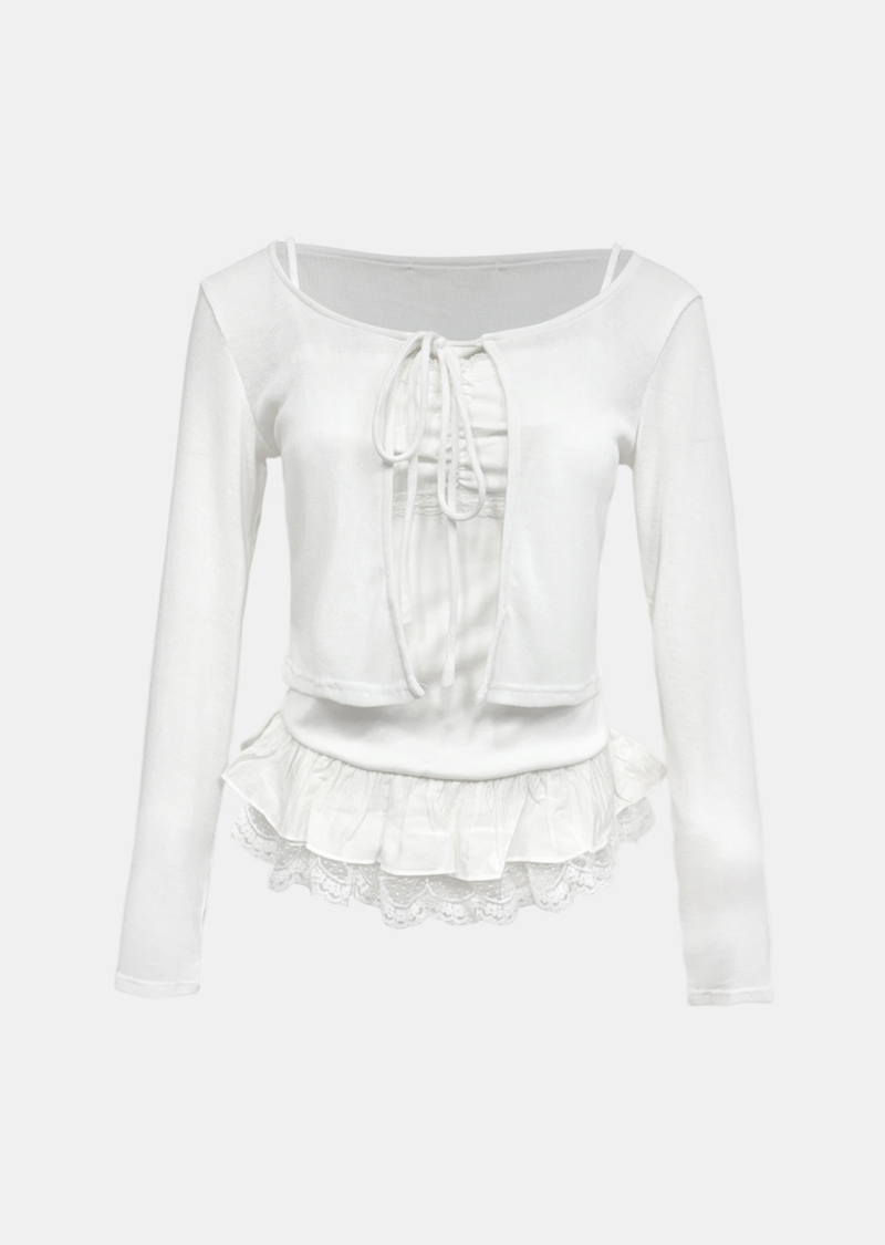 Liah Lace Cami & Cardigan Set