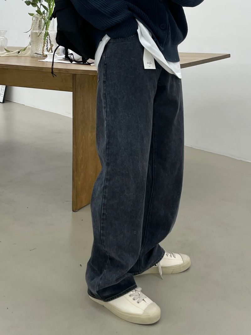 NERB SNOW BLUE SEMI DENIM PANTS(ONE COLOR)