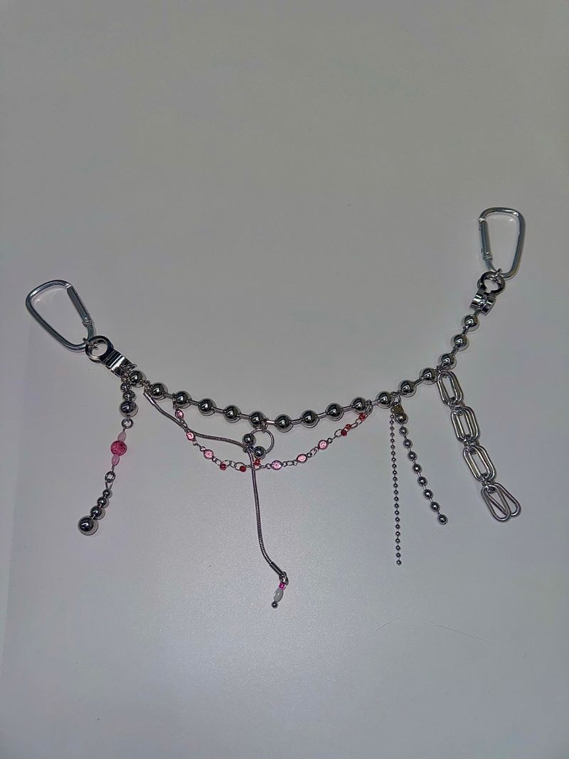Overdose Pink bag chain