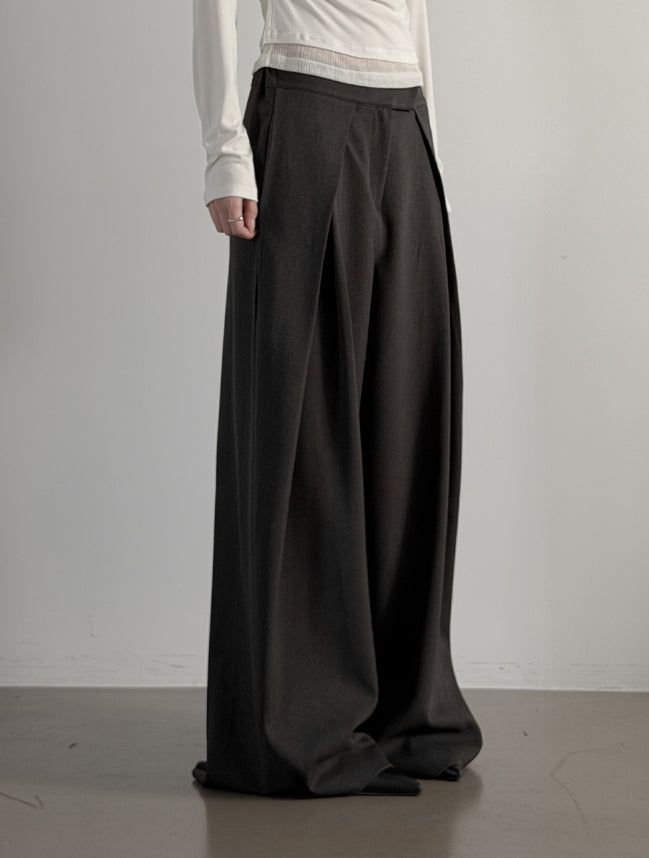 Zvel Inverted Pleated Slacks
