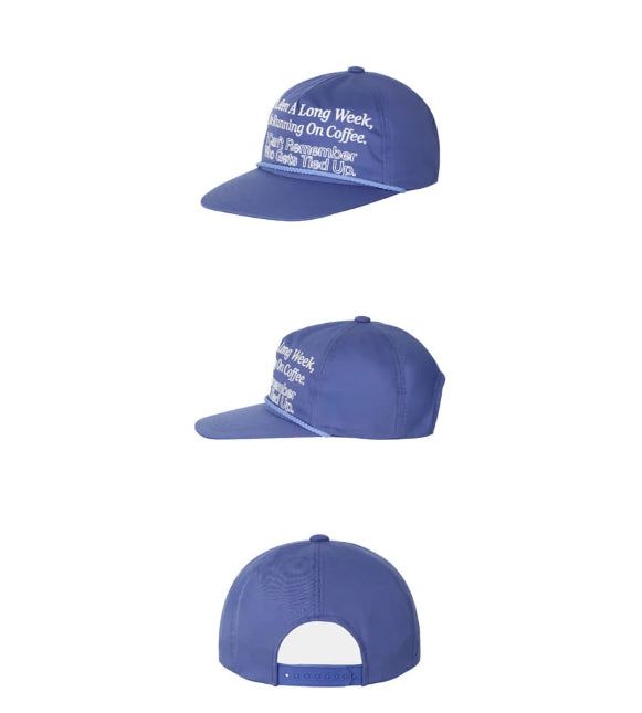 LETTERING ROPE BALL CAP