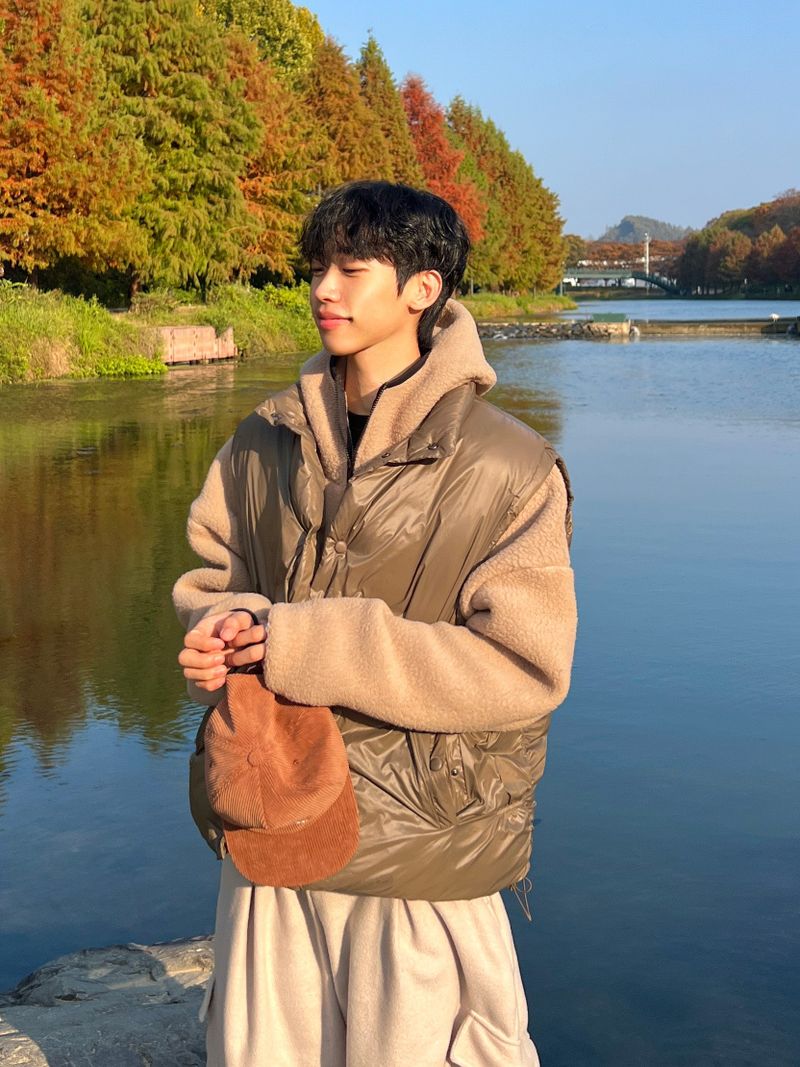 Duck Down Oversized Padded Vest (3 Colors)