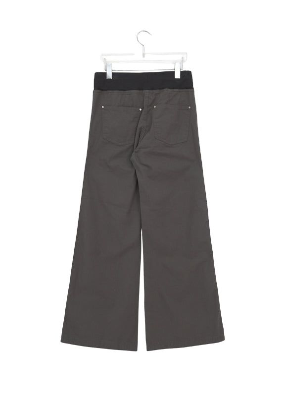 Drea Banding Cotton Wide Bootcut Pants