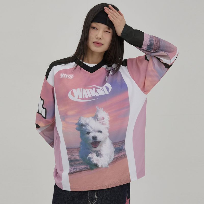 WaiKei(ワイケイ)の「Maltese GOOREUM Mesh Jersey Long Sleeve T-shirt(Tops)」