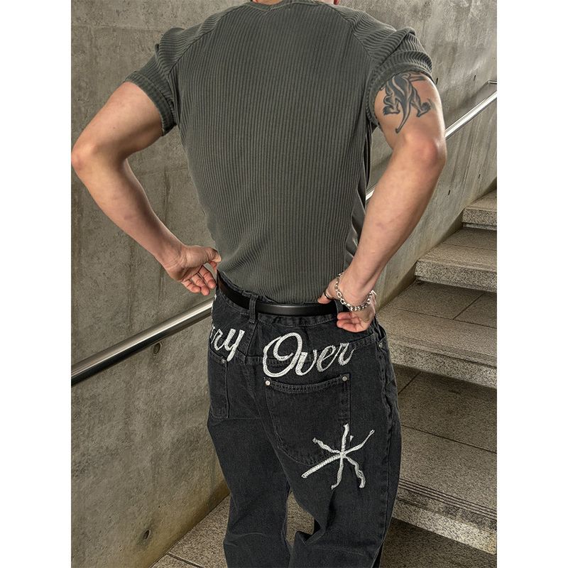 LAURANT（ロラン）の「[Unisex] Handling stitch wide denim pants(3color)（Pants）」