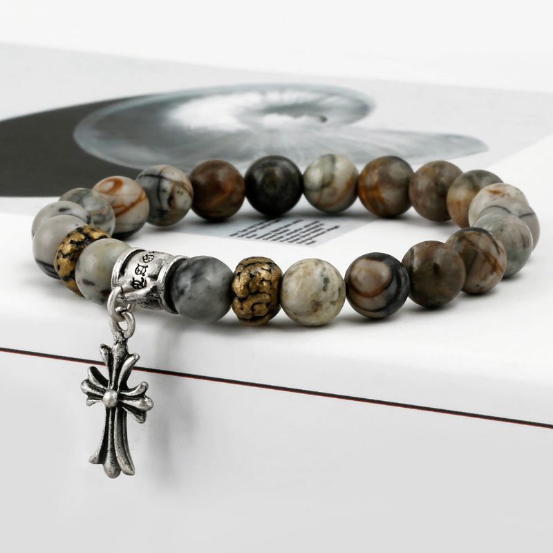 SVB-306 Julmano Onyx Vintage Natural Stone Bracelet