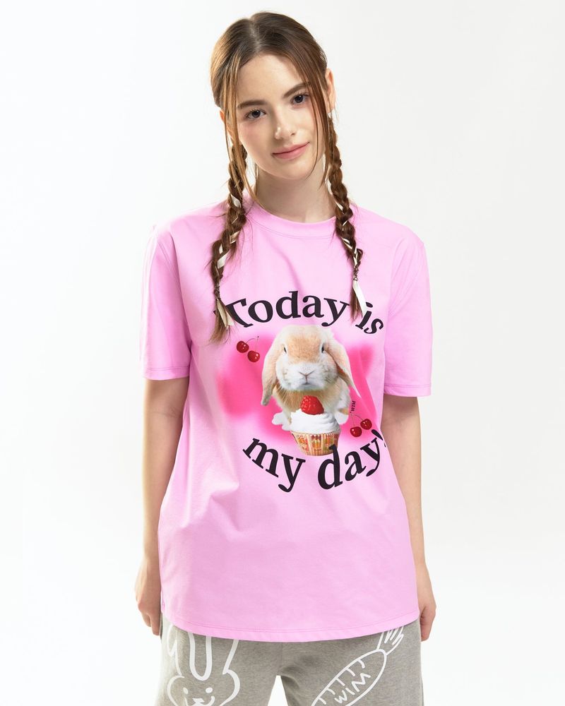 WIM（ダブリューアイエム）の「トゥデイイズマイデイTシャツ（トップス）」