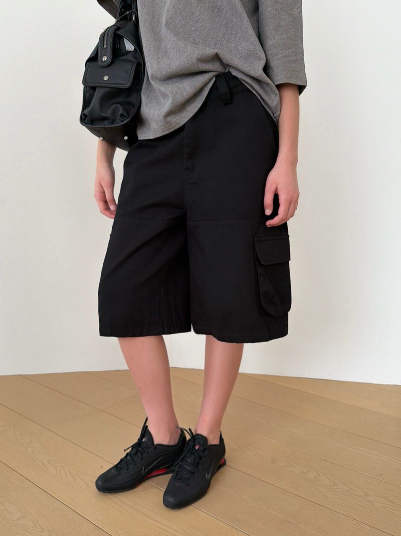[ORIGINAL] Ground Cargo Bermuda Cotton Pants