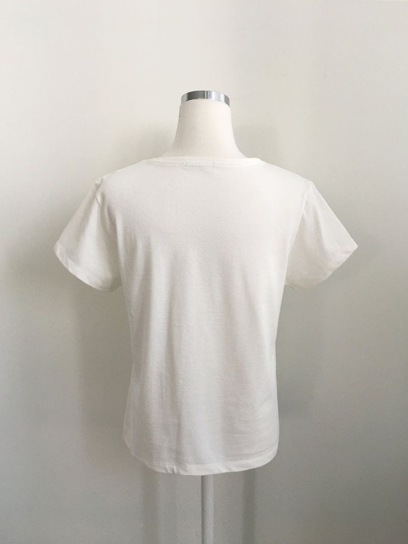 Pie semi crop T