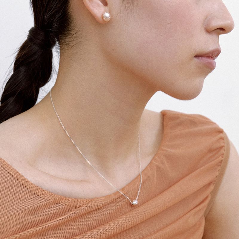 Polkadots Necklace, Peach