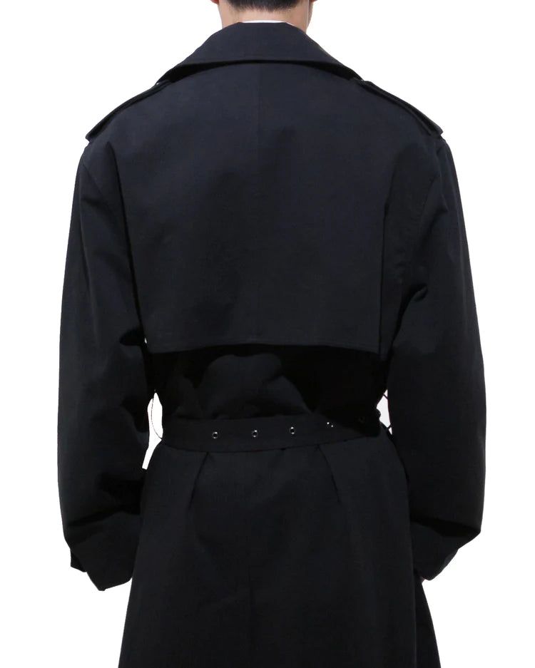クラシックトレンチコート-BLACK （送料込）- WooStore