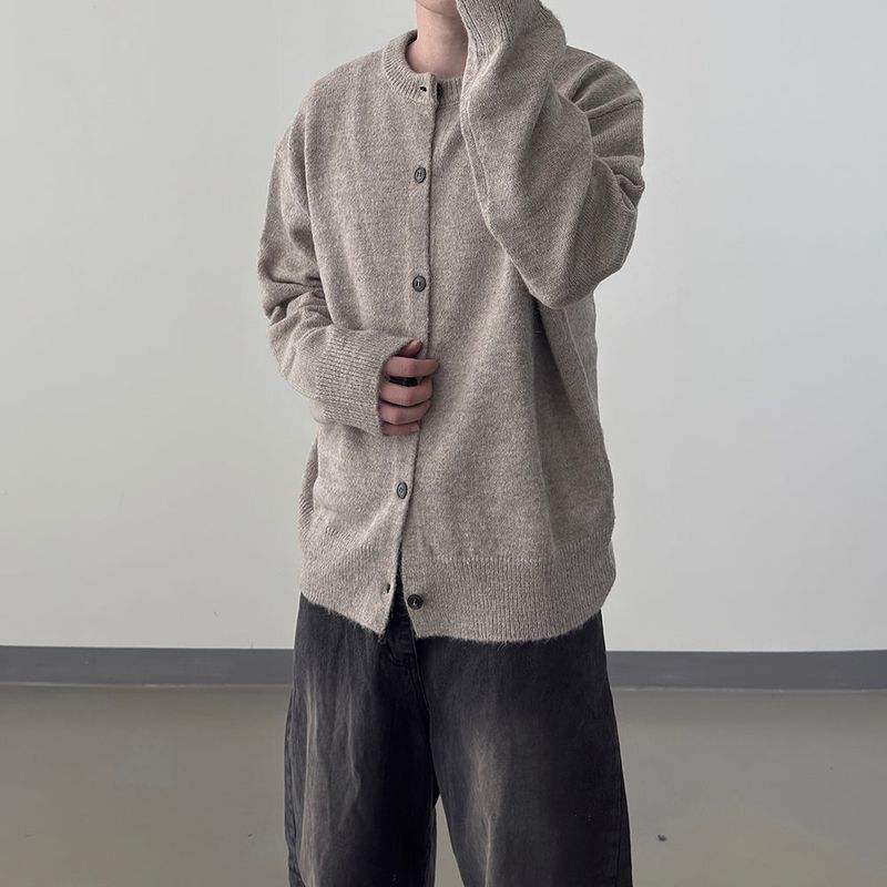 Lunet Wool Round Cardigan