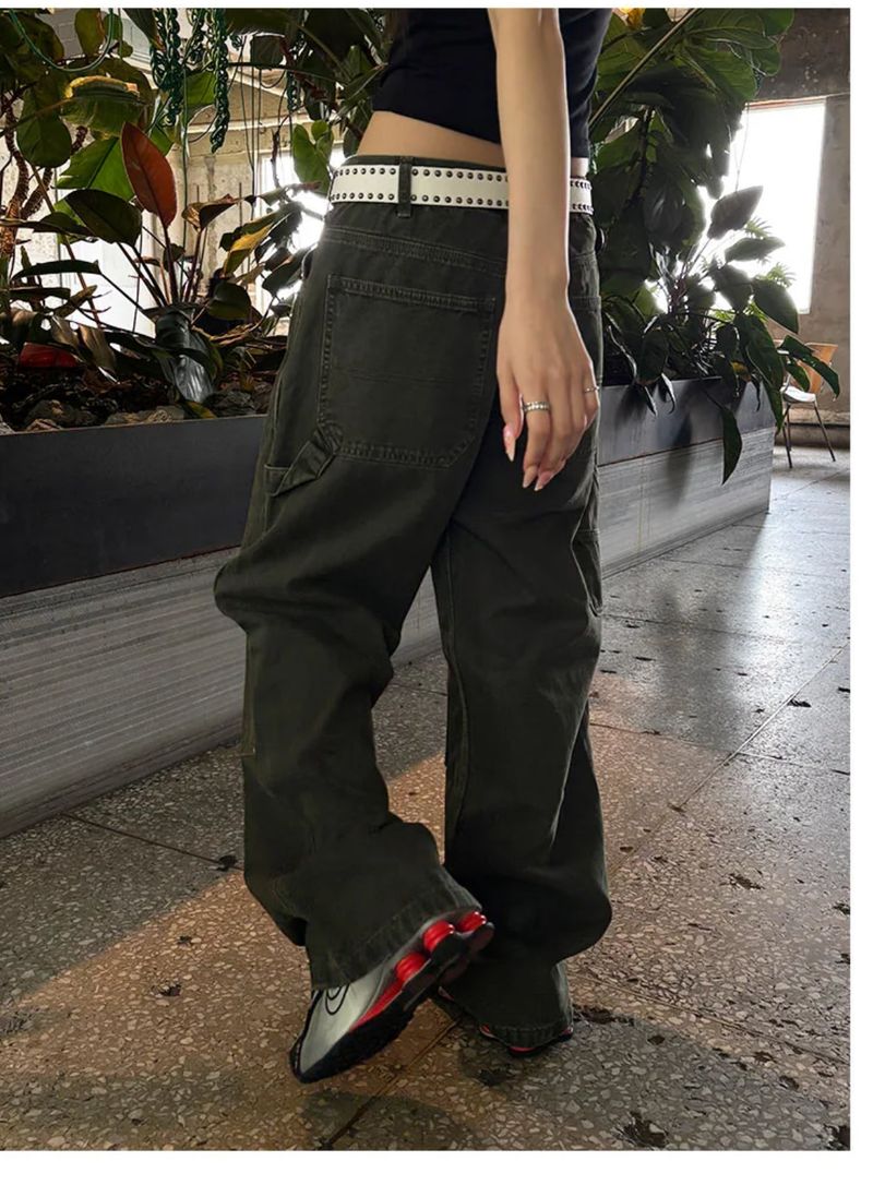 Slit button boots cut pants(2color)